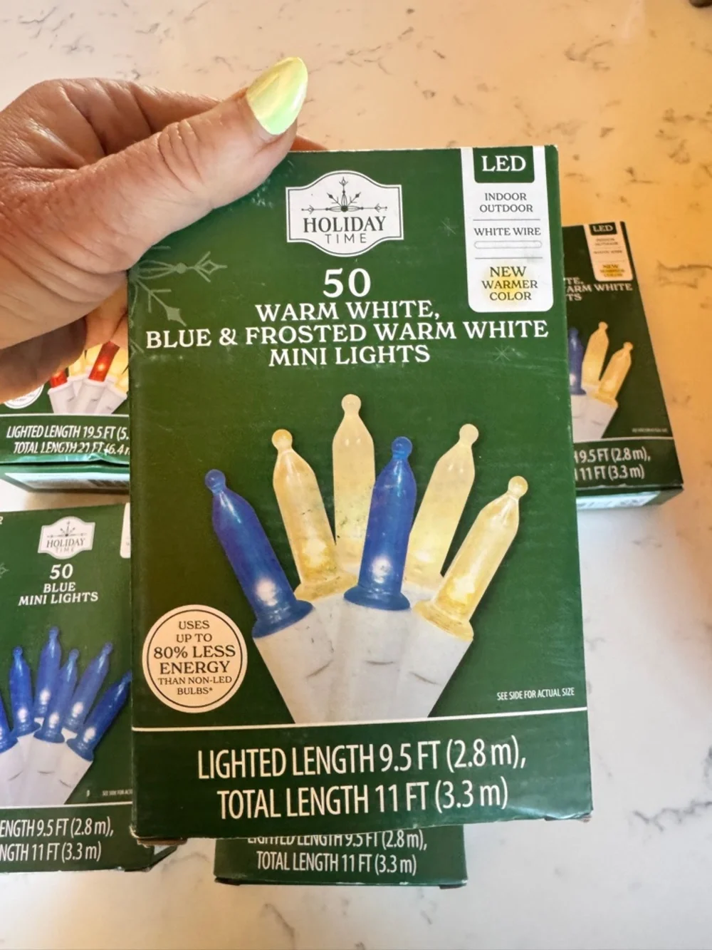 10 BOXES HOLIDAY 4TH OF JULY LIGHTS/HOLIDAY LIGHTS BRAND NEW IN THE BOX LED